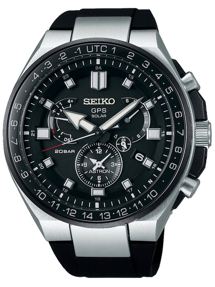 Seiko Astron GPS Solar SSE169J1 Executive Sports m. Wechselarmb. 46mm 20ATM