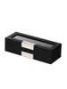 Rothschild watch box RS-2350-5BL black for 5 Watches