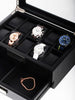 Rothschild Watch & Jewelry Box RS-2351-10BL for 10 watches black