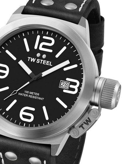 TW Steel Canteen CS1 Leather 45mm 10ATM