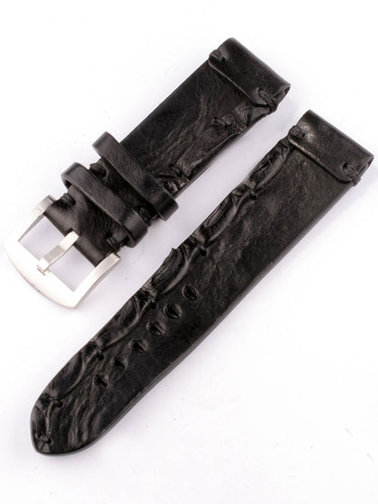 U-Boat Replacement Band Vintage Collection 7281 black 23/22 SS calfskin