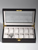 Rothschild watch box RS-1087-12E for 12 watches ebony