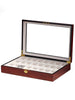 Rothschild watch box RS-1087-24C for 24 watches cherry