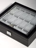 Rothschild watch collection box RS-1123-18BL for 18 watches black
