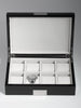 Rothschild watch box RS-2022-8BL for 8 watches black