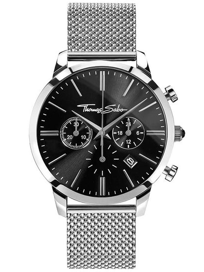 Thomas Sabo Rebel Spirit WA0245-201-203 Chrono Mens 42mm 5ATM