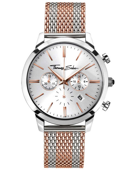 Thomas Sabo Rebel Spirit WA0287-283-201 Chrono Mens 42mm 5ATM