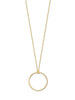 Thomas Sabo Necklace X0252-413-39-L90 90cm m. Anh. Gold Circle