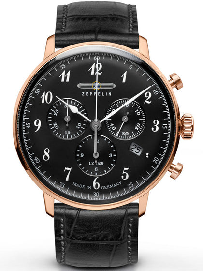 Zeppelin Hindenburg 7084-2 Chronograph Men 40 mm