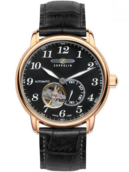 Zeppelin LZ-127 7668-2 automatic gold black 41mm 50M